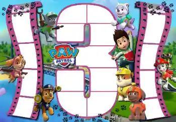 Η επιγραφή στην κορνίζα: PAW Patrol