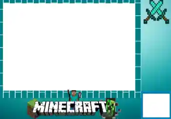 Η επιγραφή στην κορνίζα: Minecraft