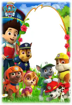 Η επιγραφή στην κορνίζα: PAW Patrol