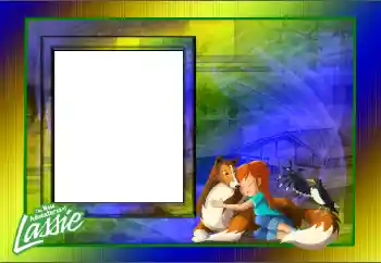 Η επιγραφή στην κορνίζα: The New Advantures of Lassie