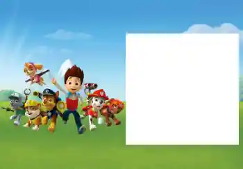 Η επιγραφή στην κορνίζα: PAW Patrol