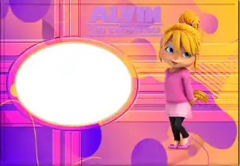 Η επιγραφή στην κορνίζα: Alvin and the Chipmunks