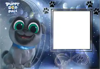 Η επιγραφή στην κορνίζα: Puppy Dog Pals