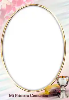 Εφέ φωτογραφιών στην κατηγορία Διαφορετικές παιδικές φωτογραφίες № 206199. Η επιγραφή στην κορνίζα: First communion