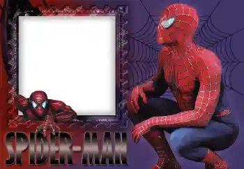 Η επιγραφή στην κορνίζα: Spider-man Η επιγραφή στην κορνίζα: Spider-man