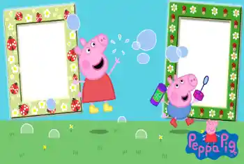 Η επιγραφή στην κορνίζα: Peppa Pig Η επιγραφή στην κορνίζα: Peppa Pig