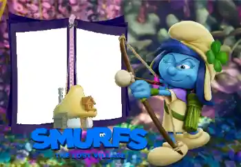 Η επιγραφή στην κορνίζα: Smurfs Η επιγραφή στην κορνίζα: Smurfs