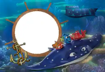 Η επιγραφή στην κορνίζα: Finding Dory Η επιγραφή στην κορνίζα: Finding Dory