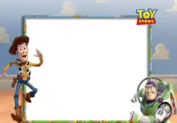 Η επιγραφή στην κορνίζα: Toy Story