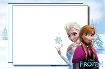 Η επιγραφή στην κορνίζα: Frozen