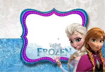 Η επιγραφή στην κορνίζα: Frozen