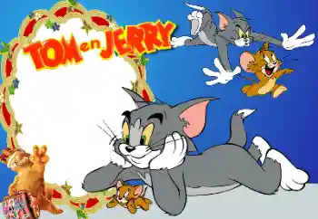 Η επιγραφή στην κορνίζα: Tom and Jerrry