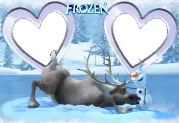 Η επιγραφή στην κορνίζα: Frozen