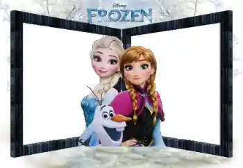 Η επιγραφή στην κορνίζα: Frozen