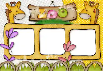 Η επιγραφή στην κορνίζα: Ζωολογικός κήπος