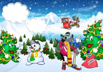 Η επιγραφή στην κορνίζα: Πρωτοχρονιά!