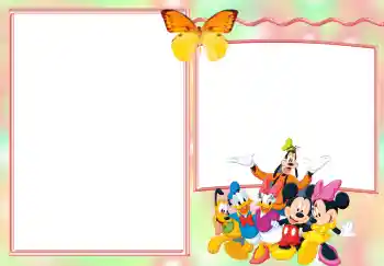 Εφέ φωτογραφιών στην κατηγορία Προσκλητήρια № 2841. Η επιγραφή στην κορνίζα: Προσκλητήριο στα γενέθλια!