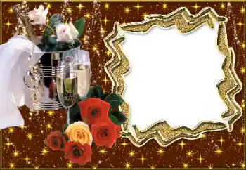 Εφέ φωτογραφιών στην κατηγορία Προσκλητήρια № 9831. Η επιγραφή στην κορνίζα: Προσκλητήριο γάμου