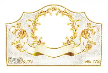 Η επιγραφή στην κορνίζα: Σαμπάνια