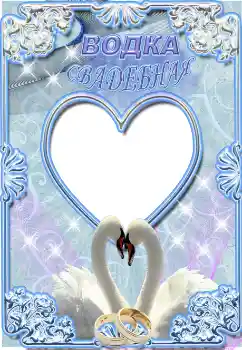 Η επιγραφή στην κορνίζα: Vodka