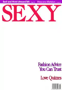 Εφέ φωτογραφιών στην κατηγορία Περιοδικά № 4695. Η επιγραφή στην κορνίζα: Sexy