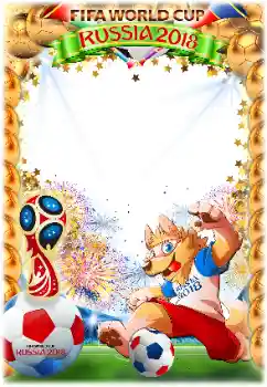 Η επιγραφή στην κορνίζα: FIFA  WORLD CUP 2018