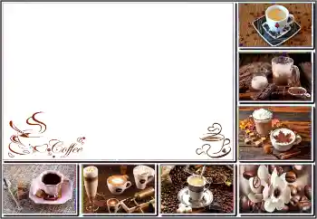 Η επιγραφή στην κορνίζα: Coffee