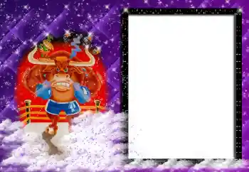 Εφέ φωτογραφιών στην κατηγορία Ζώδια № 162135. Η επιγραφή στην κορνίζα: Ταύρος