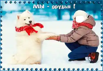 Εφέ φωτογραφιών στην κατηγορία Για παιδιά № 95998. Η επιγραφή στην κορνίζα: Мы - друзья! Εφέ φωτογραφιών στην κατηγορία Για παιδιά № 95998. Η επιγραφή στην κορνίζα: Мы - друзья!