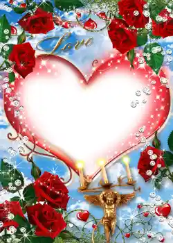 Εφέ φωτογραφιών στην κατηγορία Κορνίζες για ερωτευμένες № 1259