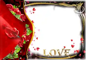 Η επιγραφή στην κορνίζα: Love Η επιγραφή στην κορνίζα: Love