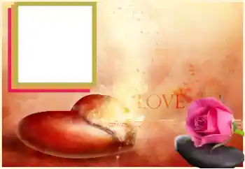 Η επιγραφή στην κορνίζα: Love Η επιγραφή στην κορνίζα: Love