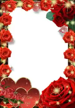 Η επιγραφή στην κορνίζα: I love you