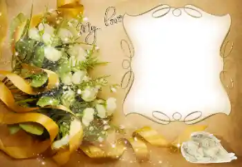 Η επιγραφή στην κορνίζα: Love Η επιγραφή στην κορνίζα: Love