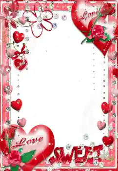 Η επιγραφή στην κορνίζα: Love. Sweet.