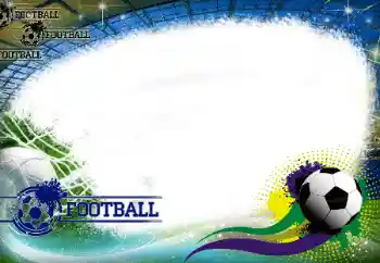 Η επιγραφή στην κορνίζα: Ποδόσφαιρο Η επιγραφή στην κορνίζα: Ποδόσφαιρο