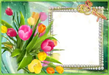 Η επιγραφή στην κορνίζα: 8η Μαρτίου