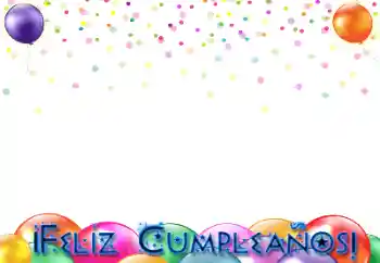 Η επιγραφή στην κορνίζα: Χαρούμενα γενέθλια!