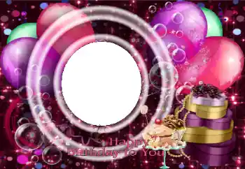 Η επιγραφή στην κορνίζα: Χαρούμενα γενέθλια! Η επιγραφή στην κορνίζα: Χαρούμενα γενέθλια!