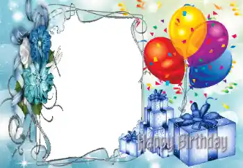 Η επιγραφή στην κορνίζα: Χαρούμενα γενέθλια! Η επιγραφή στην κορνίζα: Χαρούμενα γενέθλια!