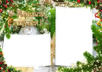 Η επιγραφή στην κορνίζα: Καλή Χρονιά! Η επιγραφή στην κορνίζα: Καλή Χρονιά!