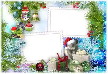 Εφέ φωτογραφιών στην κατηγορία Πρωτοχρονιάτικες κάρτες № 161979