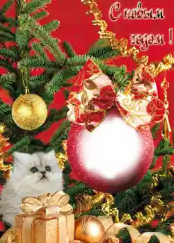 Η επιγραφή στην κορνίζα: Καλή Χρονιά! Η επιγραφή στην κορνίζα: Καλή Χρονιά!