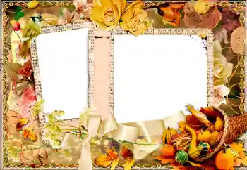 Η επιγραφή στην κορνίζα: Happy Thanksgiving