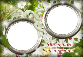 Η επιγραφή στην κορνίζα: Excellent mood!