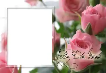 Η επιγραφή στην κορνίζα: Χαρούμενη γιορτή της μητέρας