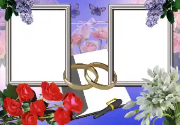 Εφέ φωτογραφιών στην κατηγορία Κορνίζες για φωτογραφίες γάμου № 45807